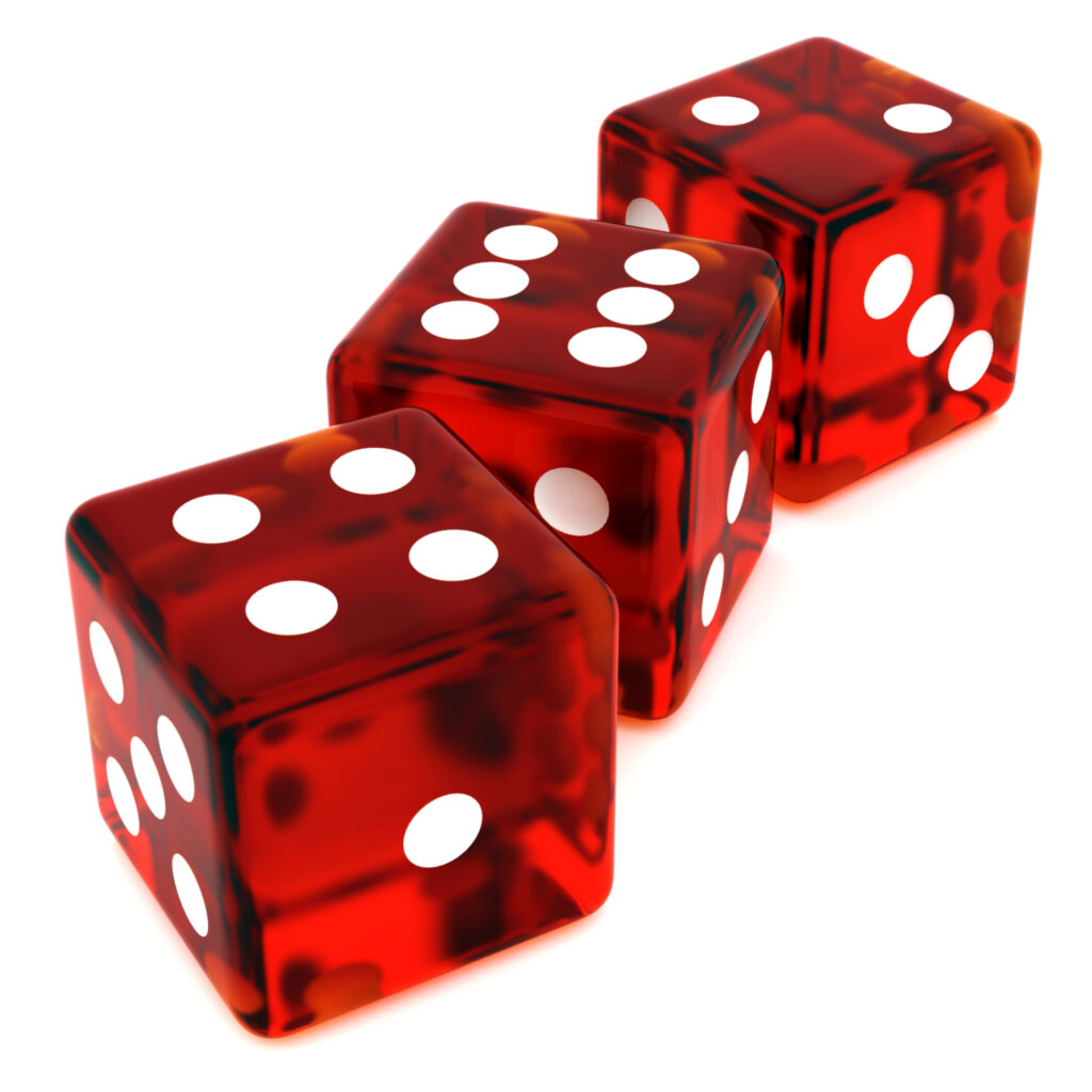 3 Bunco dice